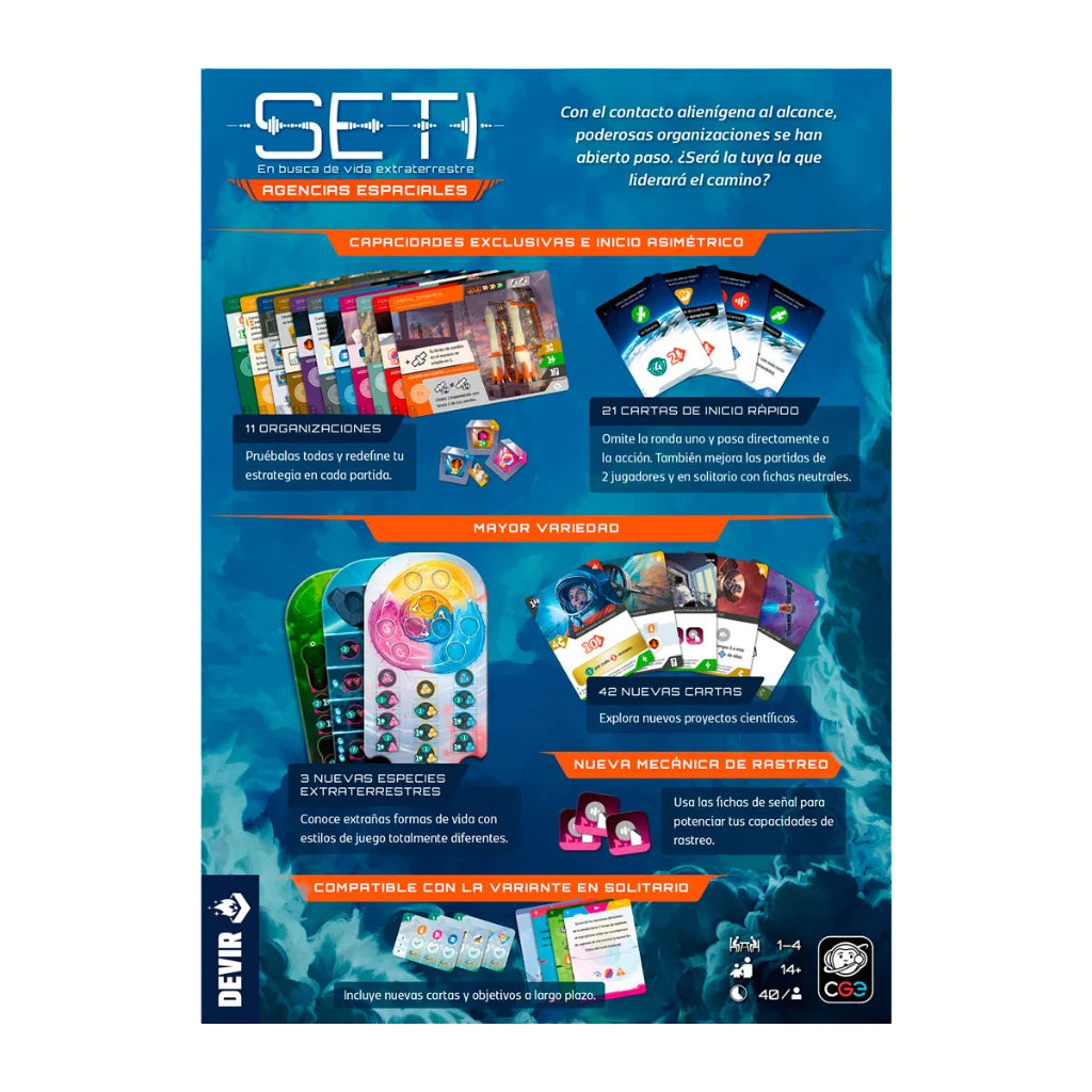 SETI: Agencias espaciales
