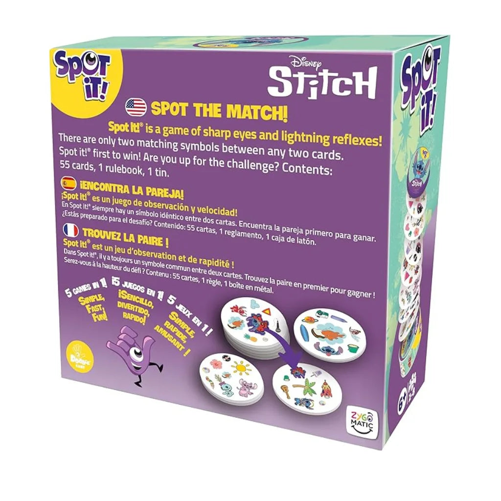 Spot It! Disney Stitch