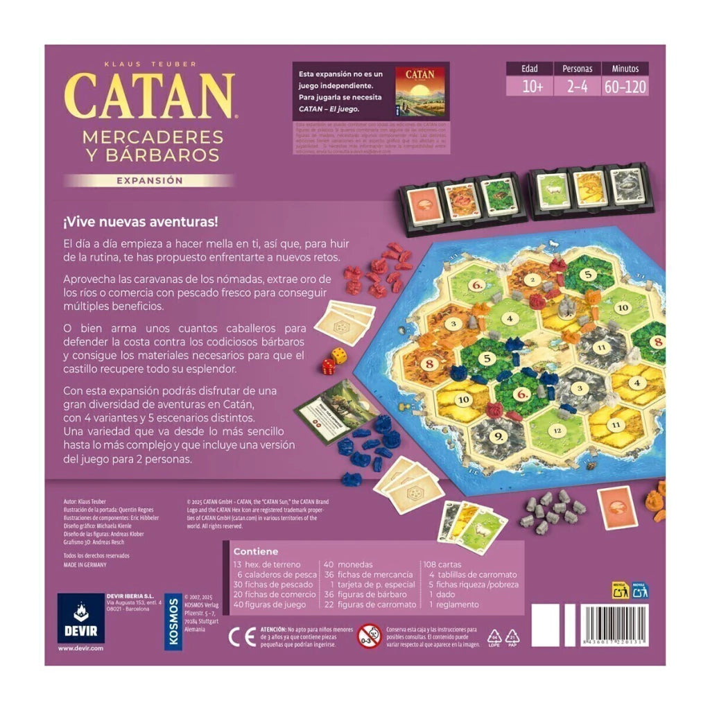 Catan: Mercaderes y Barbaros