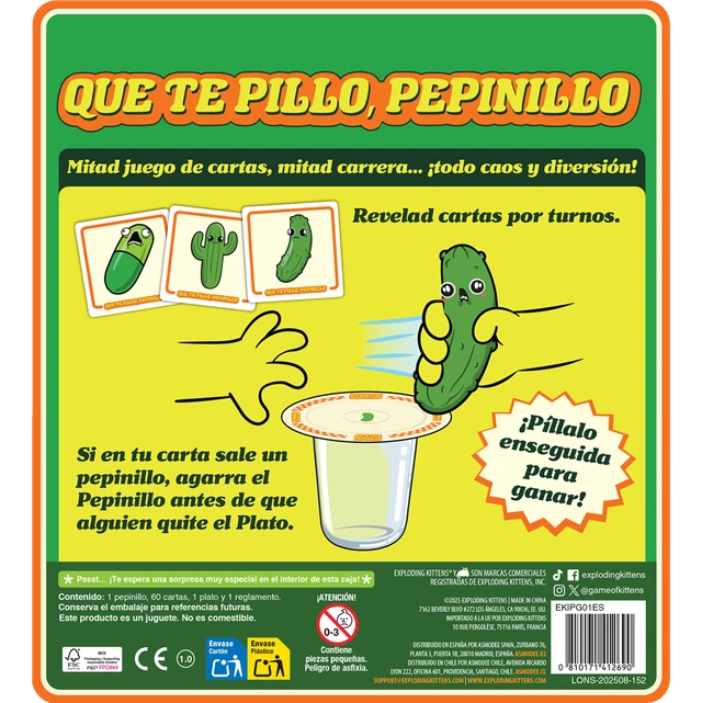 Que te pillo pepinillo