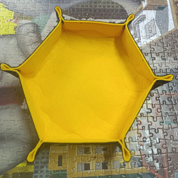 Bandejas para Dados Hexagonales amarillo