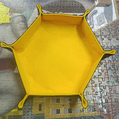 Bandejas para Dados Hexagonales amarillo