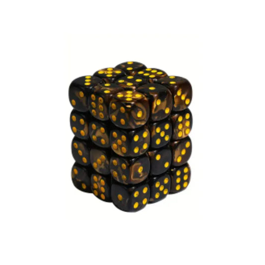 Dados D6 12mm Cafe/Negro