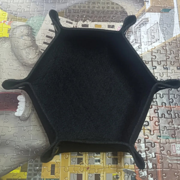 Bandejas para Dados Hexagonales negro