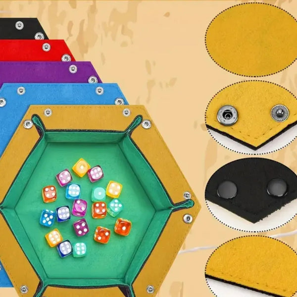 Bandejas para Dados Hexagonales Rojo