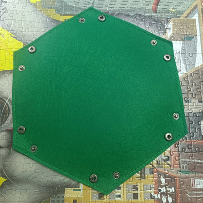 Bandejas para Dados Hexagonales verde