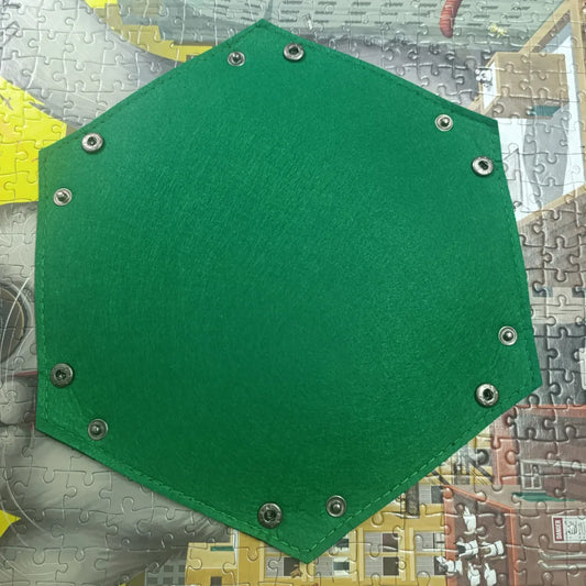 Bandejas para Dados Hexagonales verde