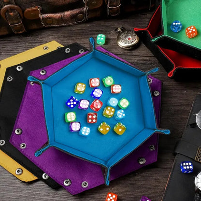 Bandejas para Dados Hexagonales negro