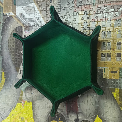 Bandejas para Dados Hexagonales verde