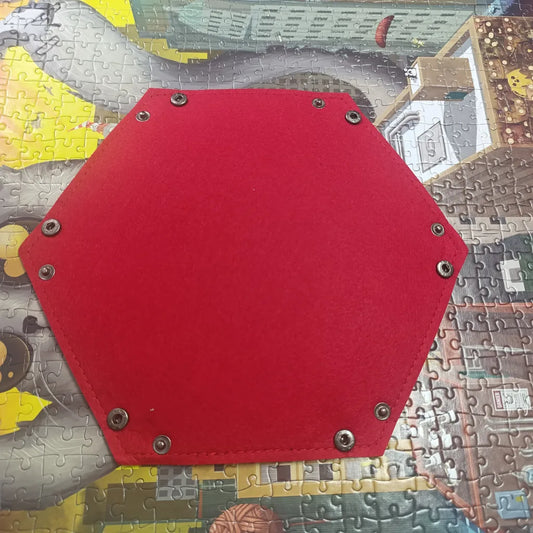 Bandejas para Dados Hexagonales Rojo