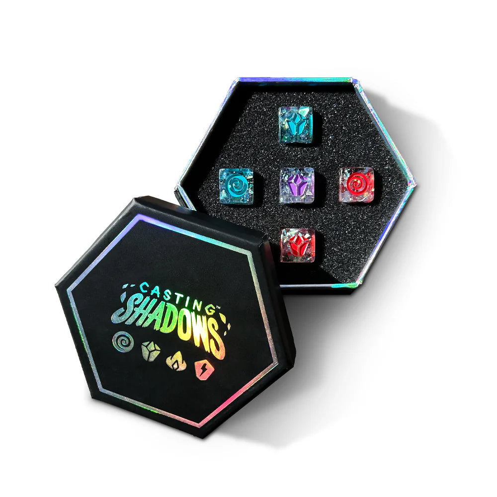 Criaturas de las sombras: Sparkle Core set de dados de recursos