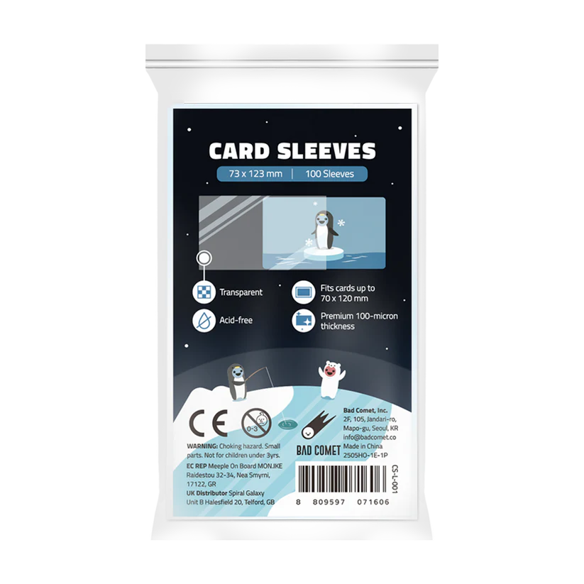 Funda protectora para cartas medida grande 73mm x 123mm