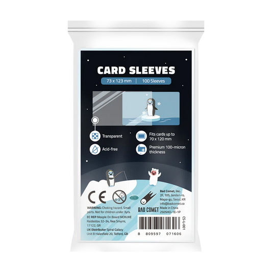 Funda protectora para cartas medida grande 73mm x 123mm