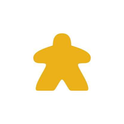 Meeples para juegos de mesa Amarillo