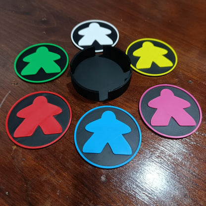 Set de Posavasos Meeple
