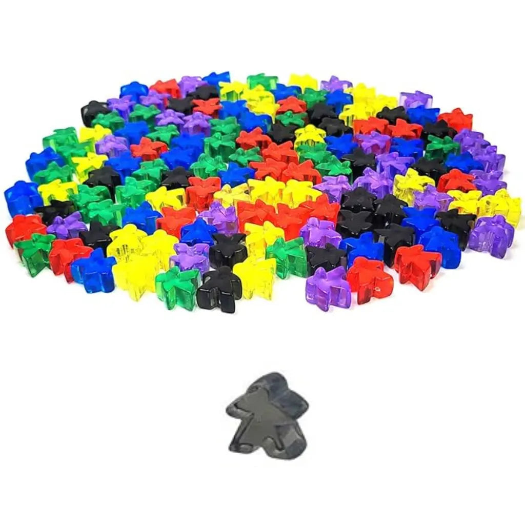 Meeples para juegos de mesa Negro