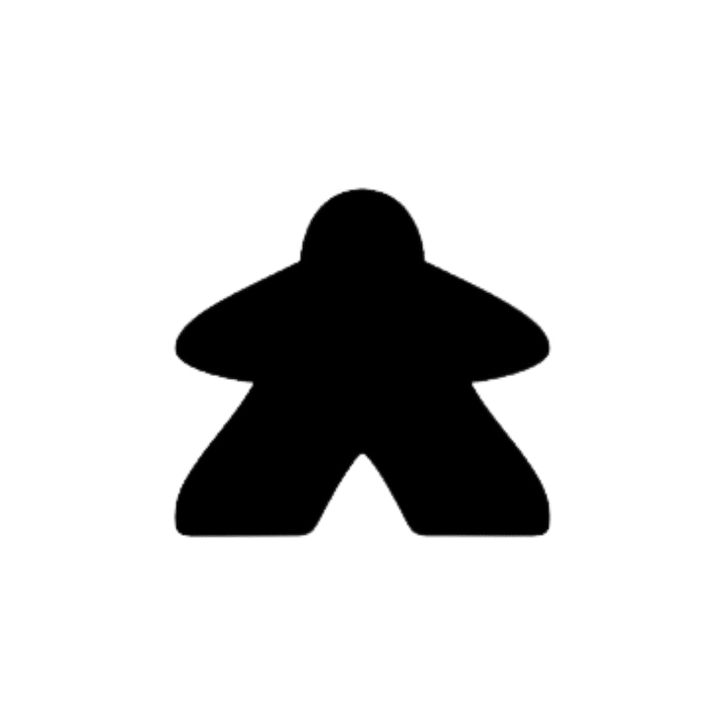Meeples para juegos de mesa Negro