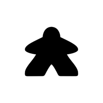 Meeples para juegos de mesa Negro