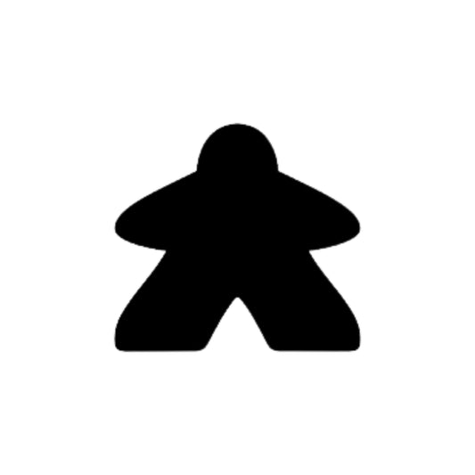 Meeples para juegos de mesa Negro