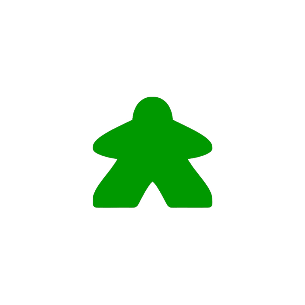 Meeples para juegos de mesa Verde