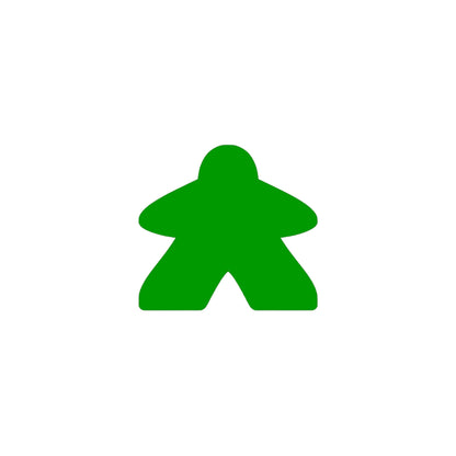 Meeples para juegos de mesa Verde