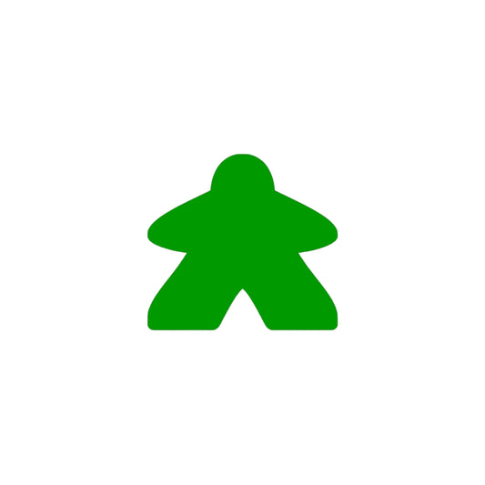 Meeples para juegos de mesa Verde