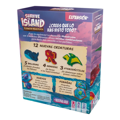 Survive The Island Expansión Monstruosa