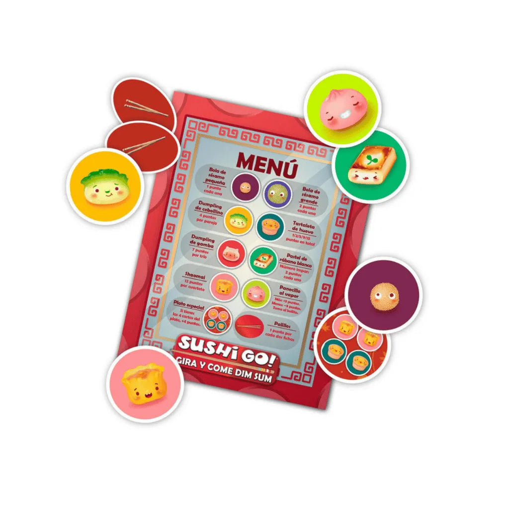 Sushi Go Gira y come Dim Sum