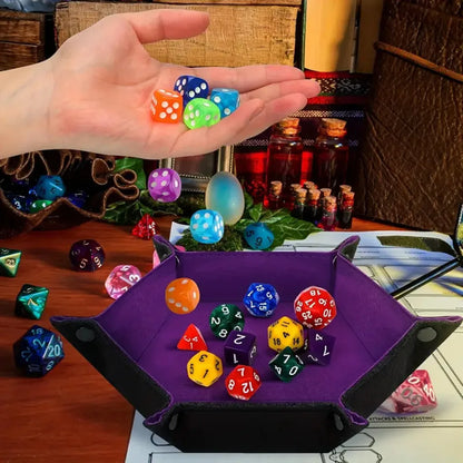 Bandejas para Dados Hexagonales morado