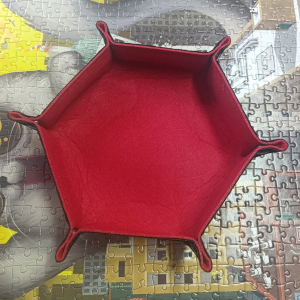 Bandejas para Dados Hexagonales Rojo