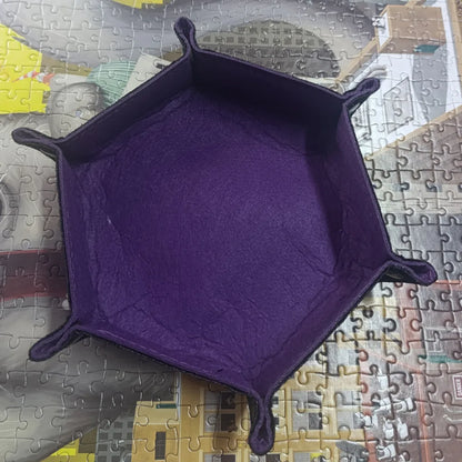 Bandejas para Dados Hexagonales morado