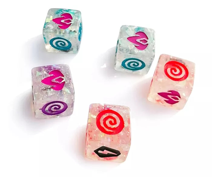 Criaturas de las sombras: Sparkle Core set de dados de recursos