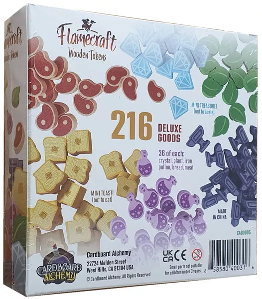 Flamecraft: Wooden Tokens